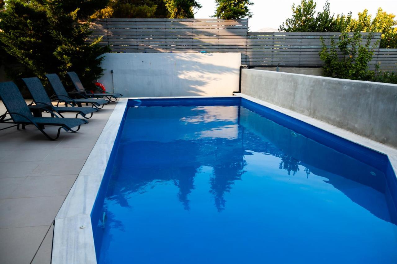 Seaview Pool Villa Near Beach And Athens Airport Porto Rafti Luaran gambar