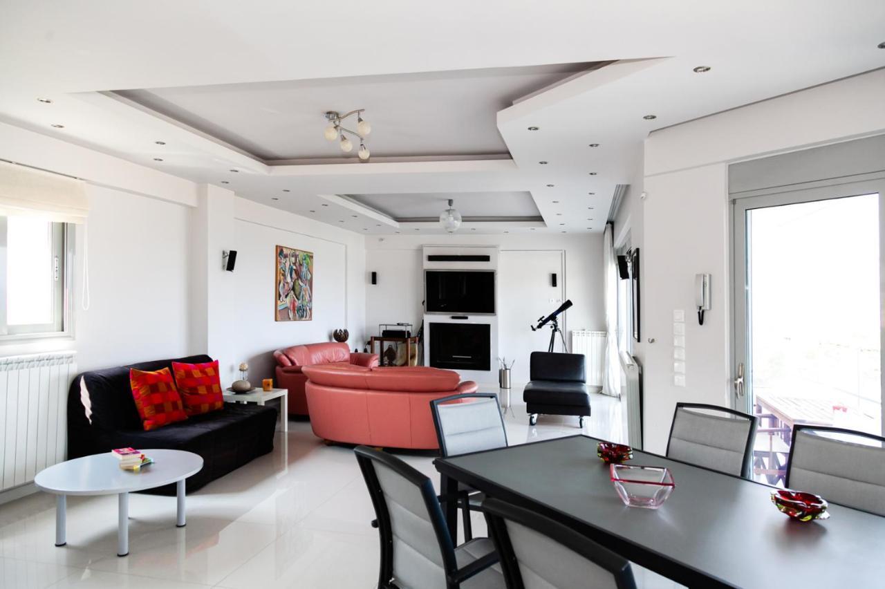 Seaview Pool Villa Near Beach And Athens Airport Porto Rafti Luaran gambar