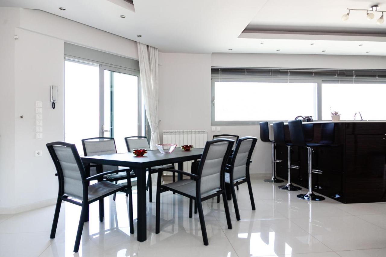 Seaview Pool Villa Near Beach And Athens Airport Porto Rafti Luaran gambar