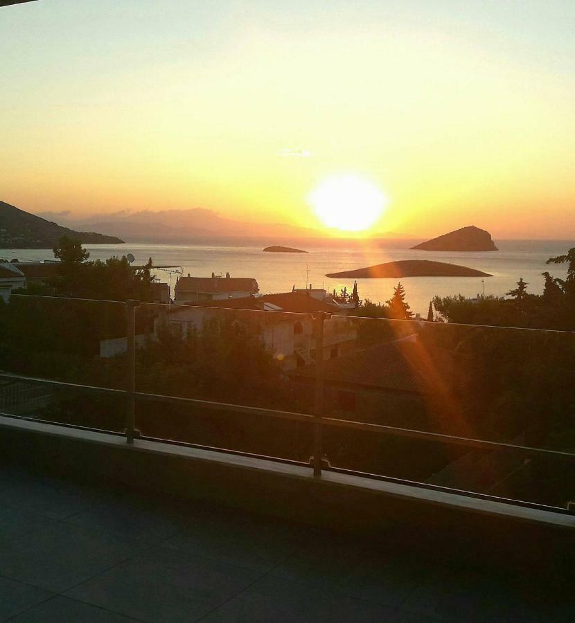 Seaview Pool Villa Near Beach And Athens Airport Porto Rafti Luaran gambar