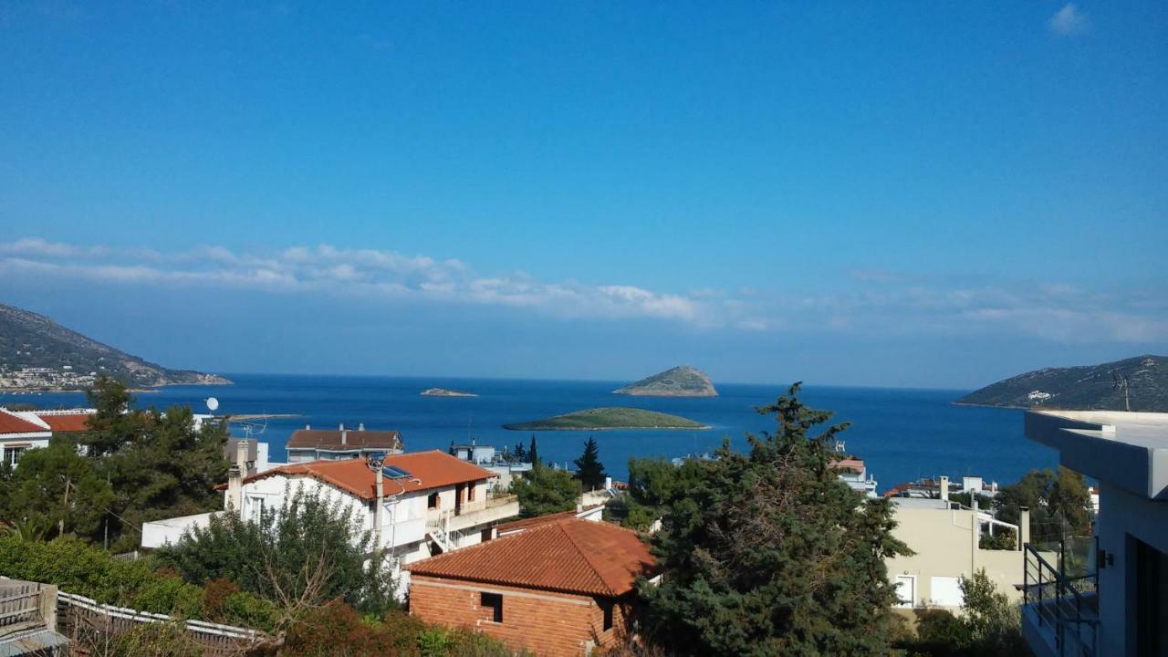 Seaview Pool Villa Near Beach And Athens Airport Porto Rafti Luaran gambar